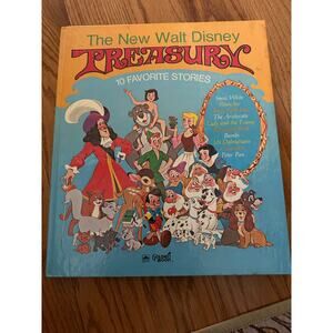 The New Walt Disney Treasury 10 stories A Golden Book Vintage Hardcover